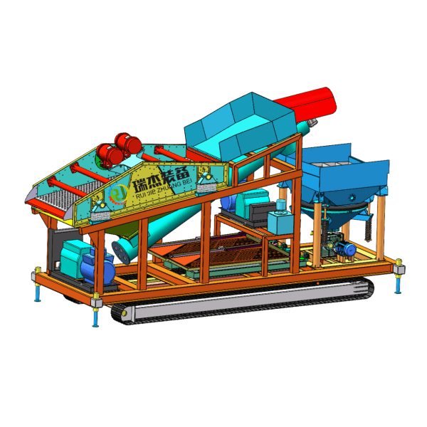 Ruijie High sorting accuracy durable gold mining machinery with large processing capacity 