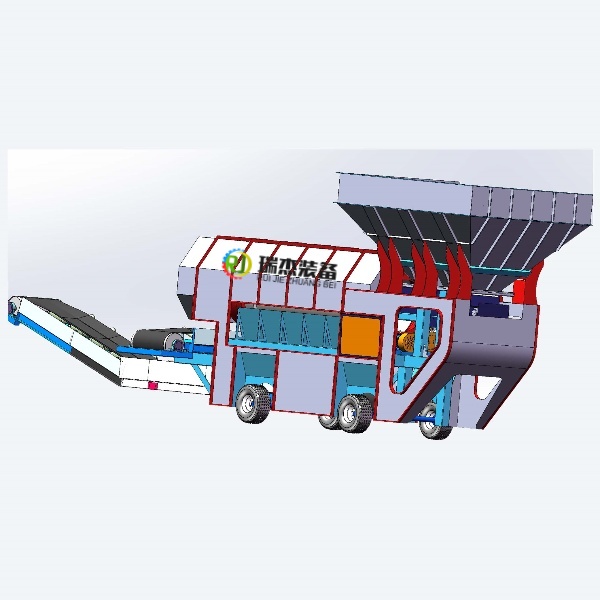 Flexible Reliable High Performance Mobile Trommel Screen 