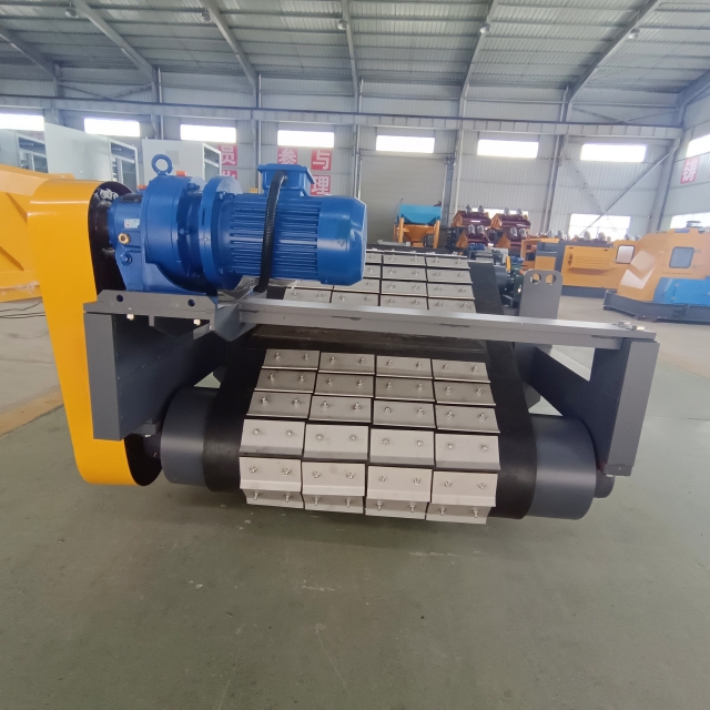 Suspended Advance Self-discharging Shock-resistant Electromagnetic Overband Magnetic Separator