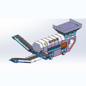 RUIJIE Reliable High Efficiency Mobile Trommel Screen