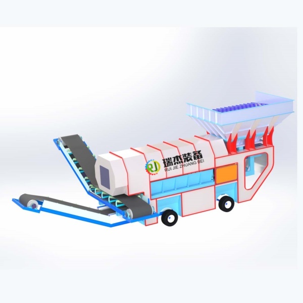 Flexible Reliable High Performance Mobile Trommel Screen 