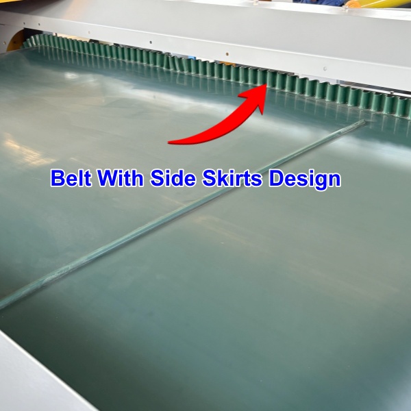 Belt With Side Skirts Design Belt of Eddy Current Separator with Side Skirts Design, safe and stable operation